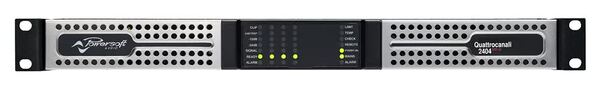 4CH AMP 2400W TOTAL - 600W PER CH @ 4 OHM, 8 OHM, 70V, 100V. 800W PER CH AT 2 OHM WITH DSP & DANTE